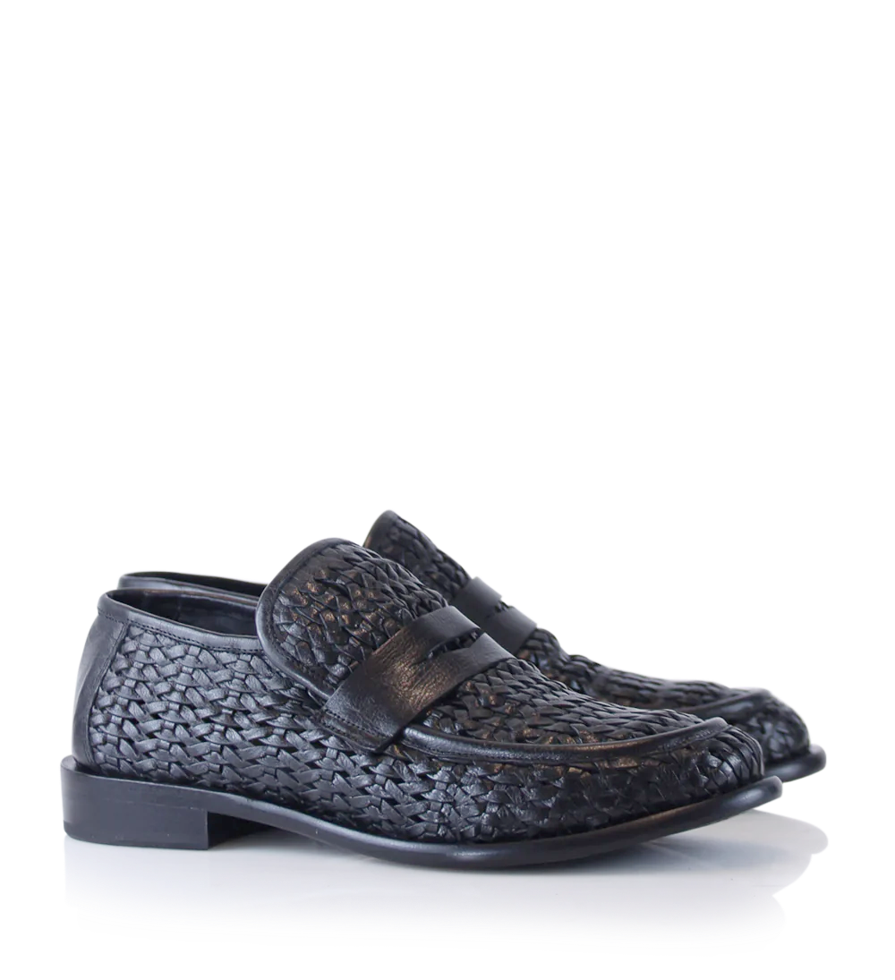 Enrico loafers, sort læder