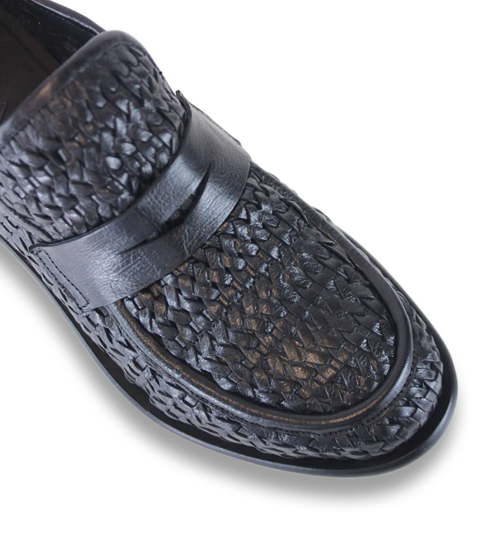 Enrico loafers, sort læder