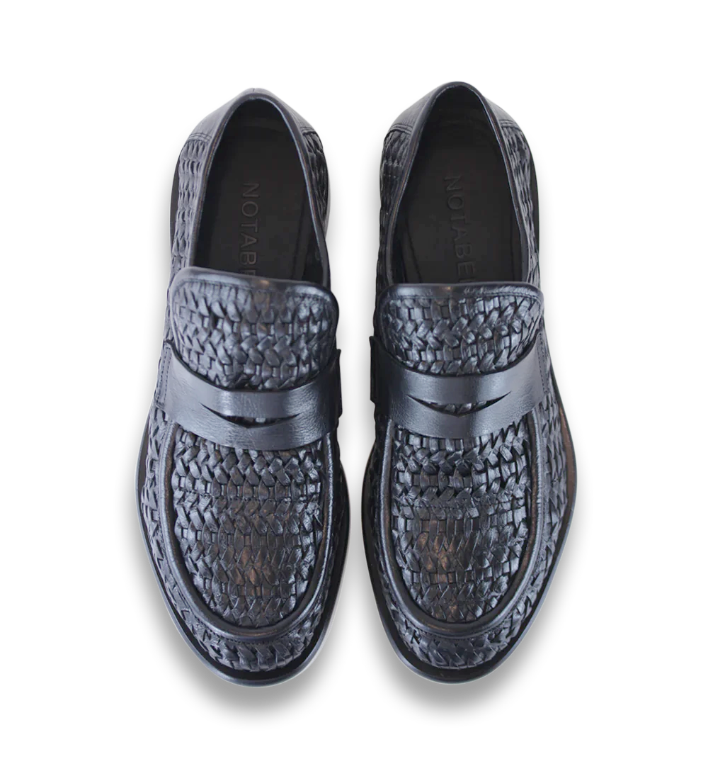 Enrico loafers, sort læder