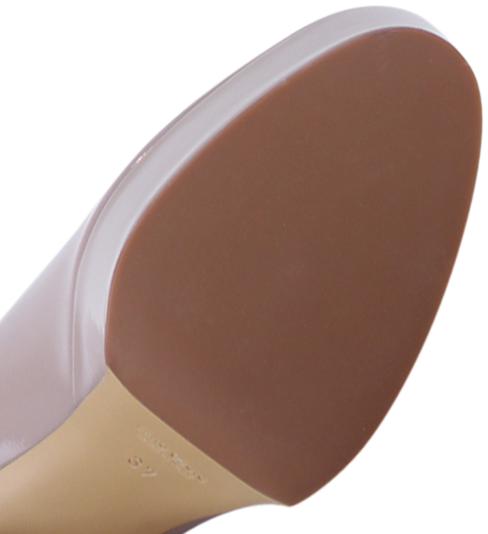 Franca 100 pumps, nude patent