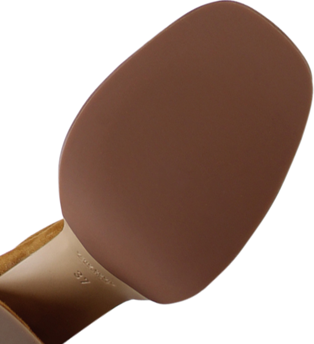 Hedi 100 pumps, brown suede