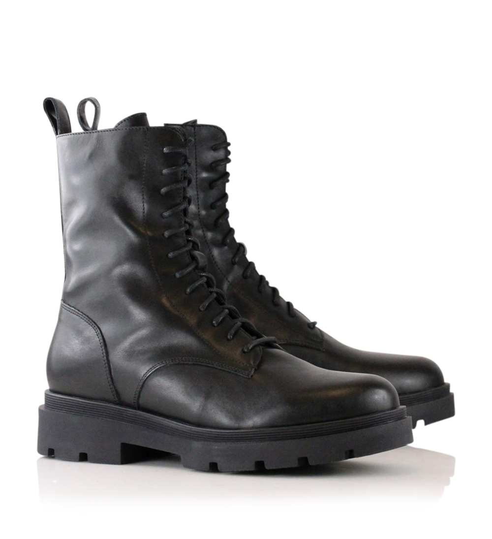 Heidi støvler, sort læder