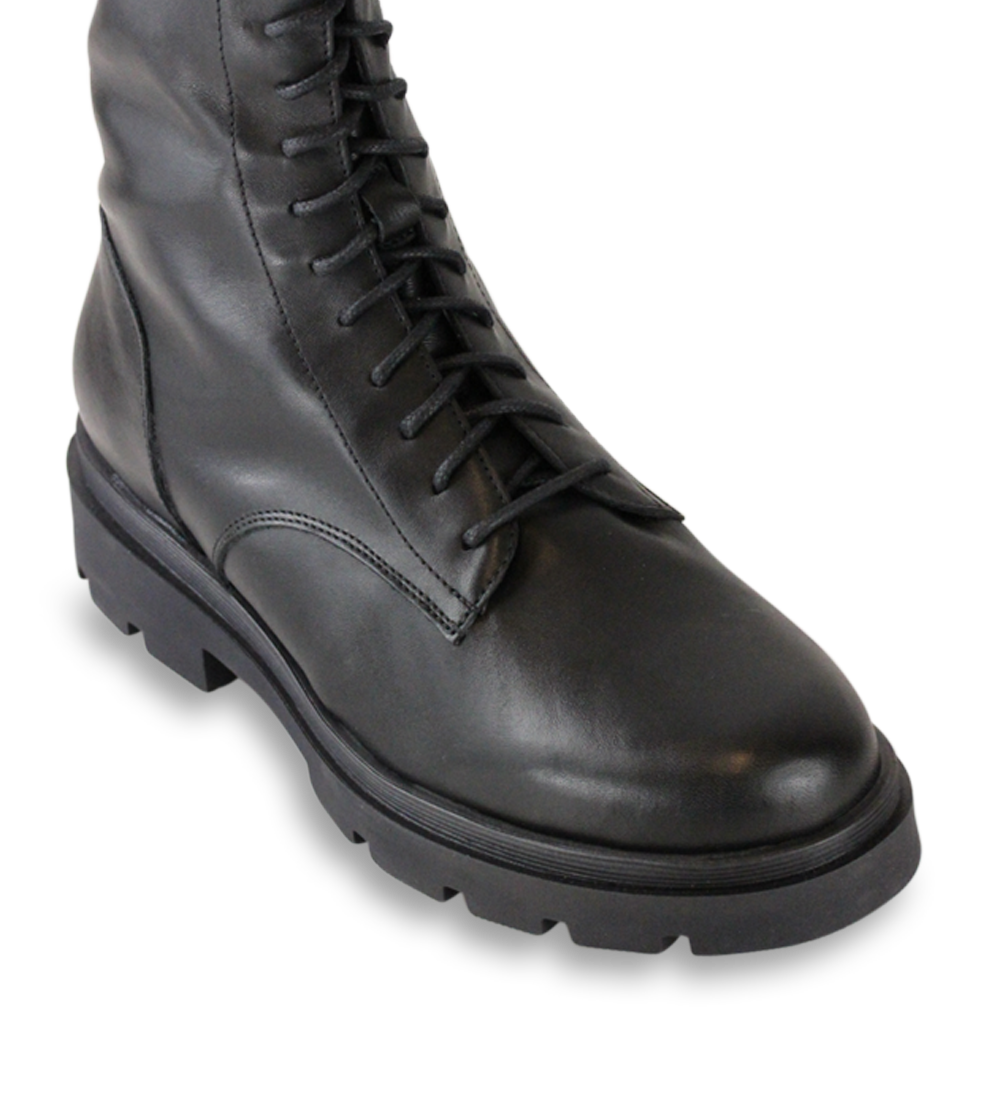 Heidi støvler, sort læder