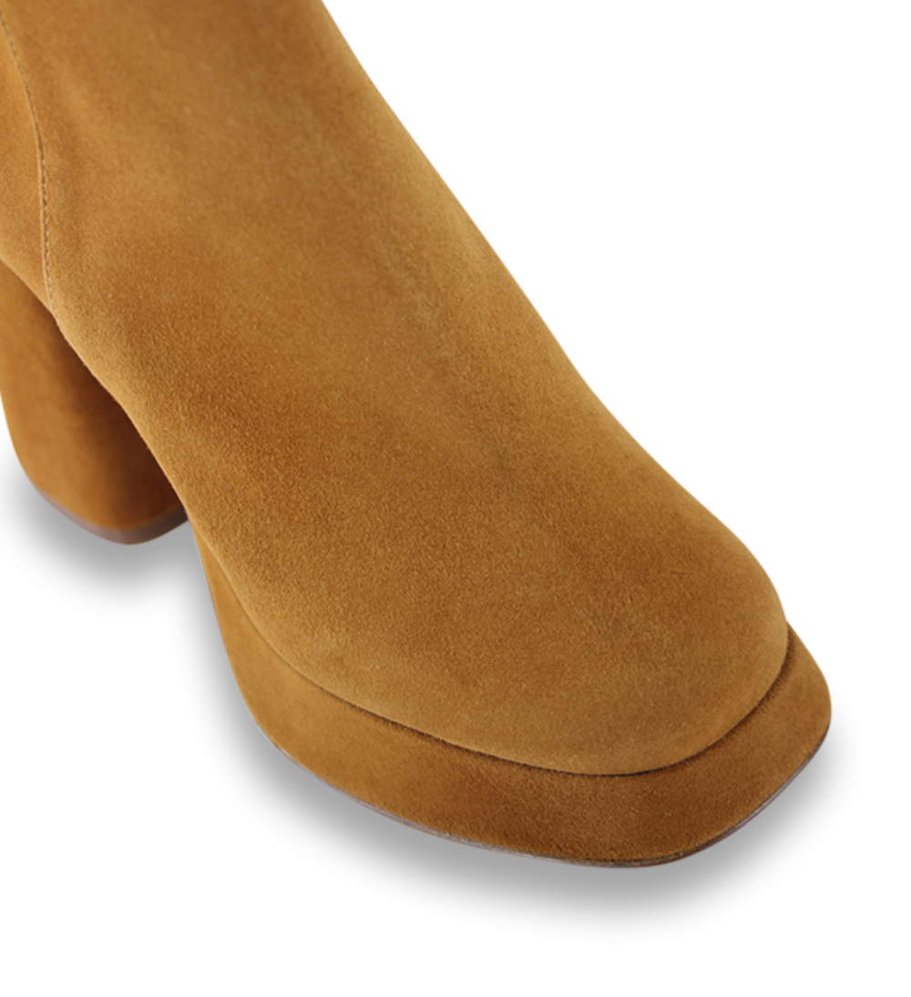 Henny 100 boots, brown suede
