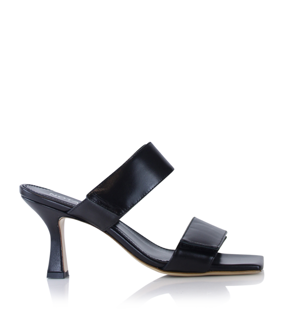 Ilina 70 sandals, black leather