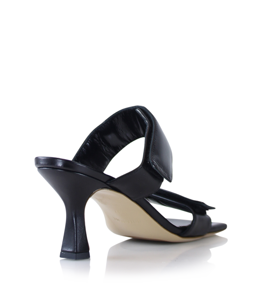 Ilina 70 sandals, black leather