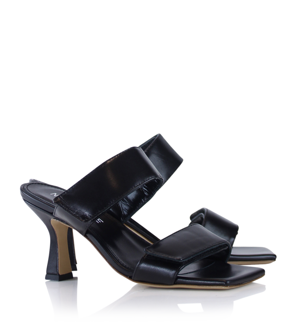 Ilina 70 sandals, black leather