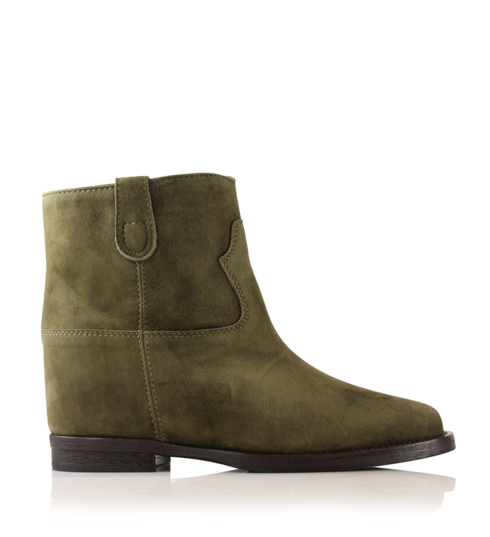 Isa boots olive suede