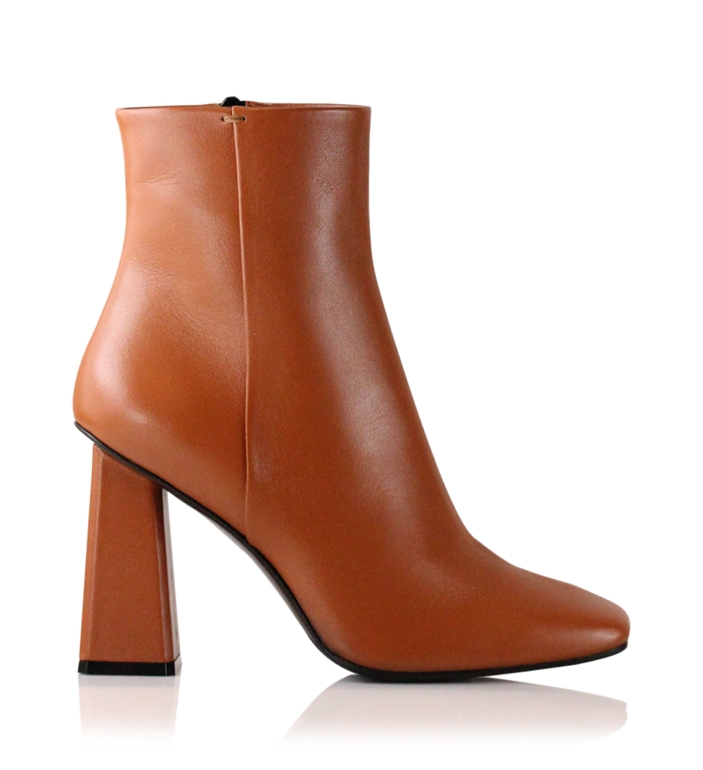 Lena boots, tan leather