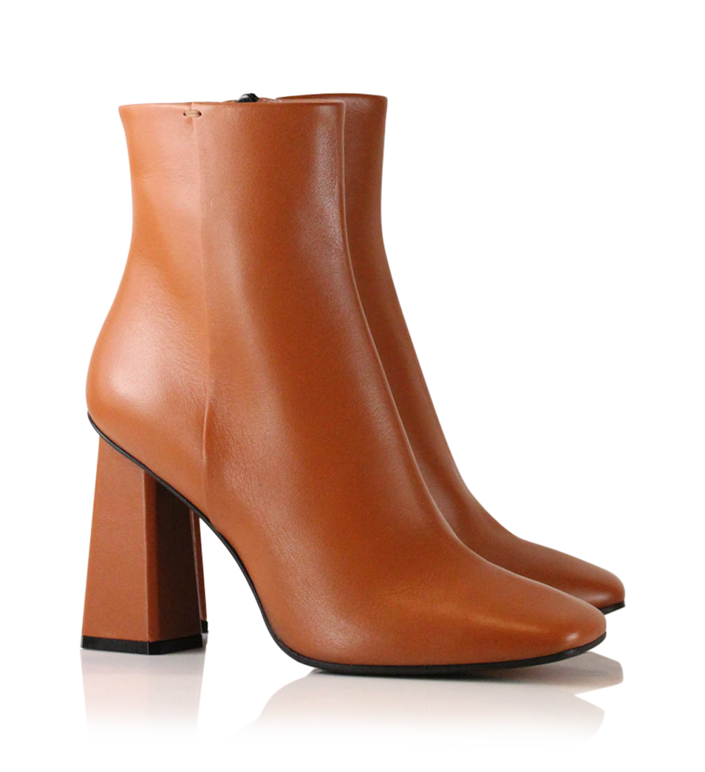 Lena boots, tan leather