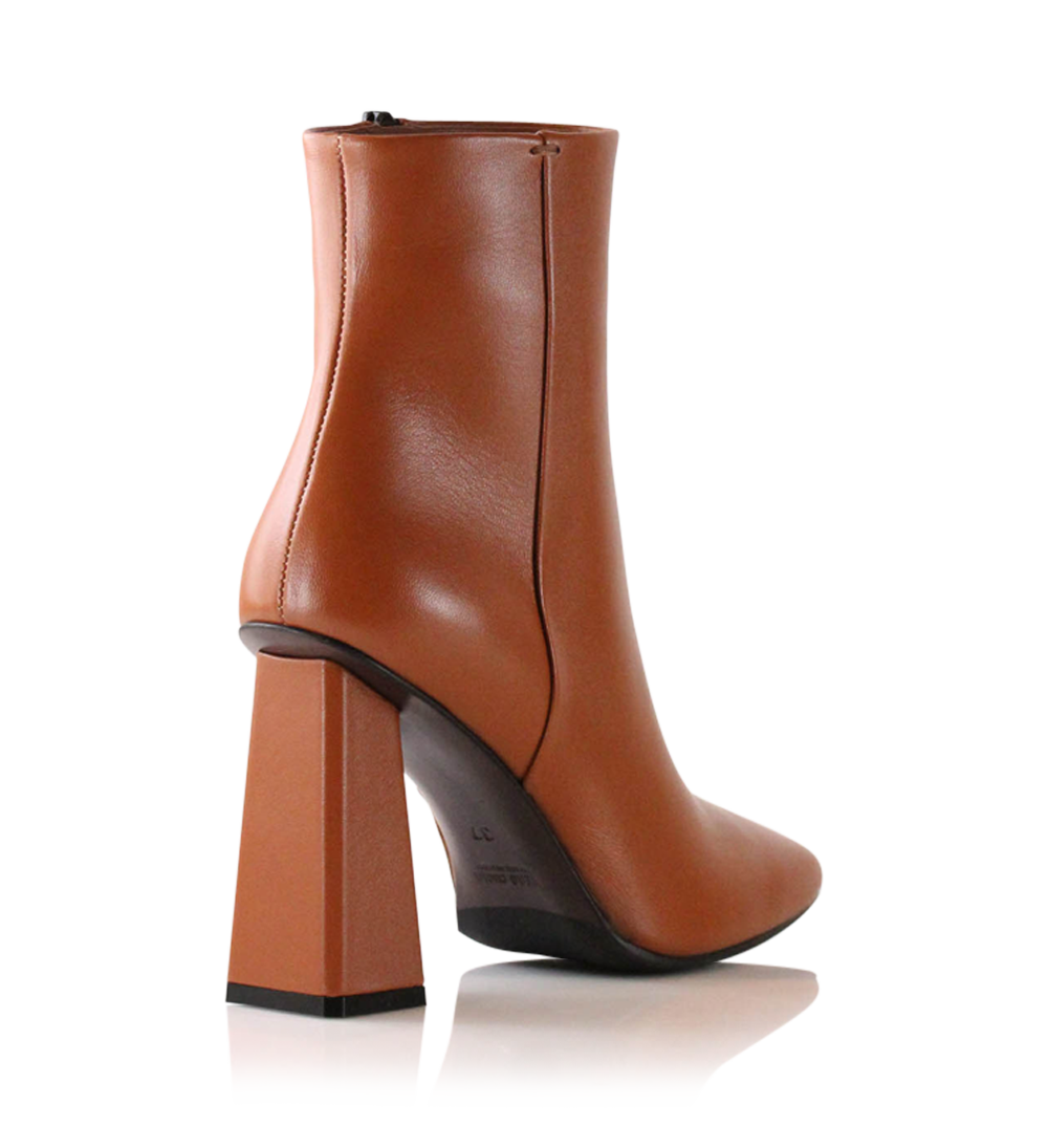 Lena boots, tan leather