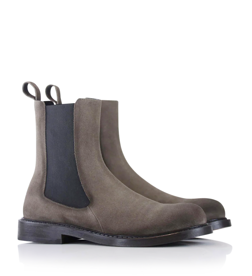 Manuel Chelsea Boots, Camel Suede