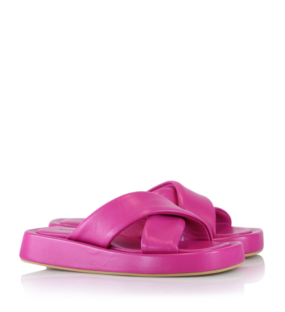 Mia sandals, pink leather