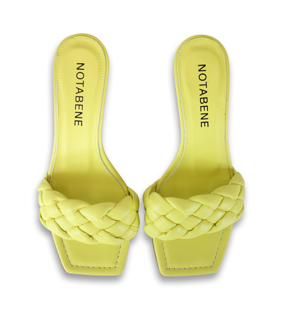 Mirabella 60 sandaler, gul læder