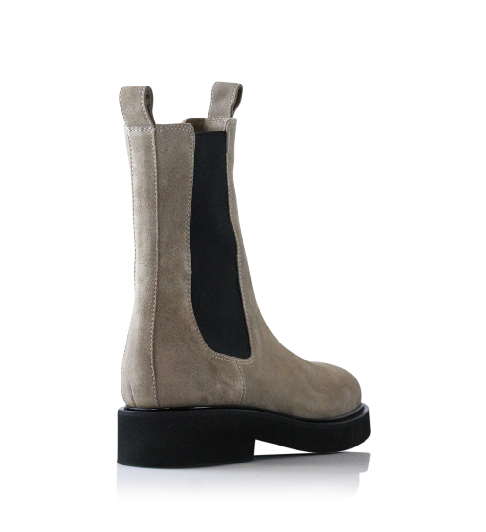 Nadia chelsea boots, grey suede
