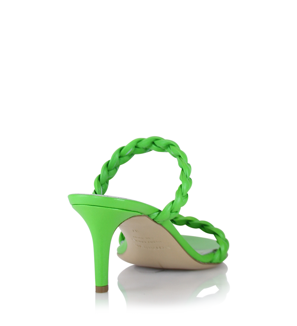 Ortensia 60 sandals, green leather