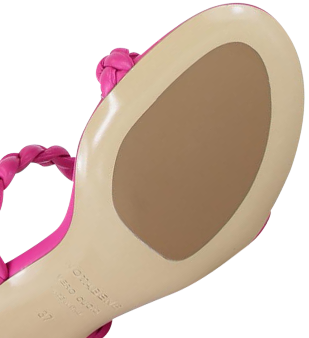 Ortensia 60 sandaler, pink læder