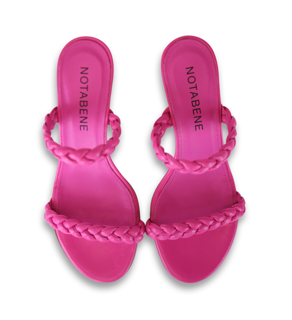 Ortensia 60 sandals, pink leather