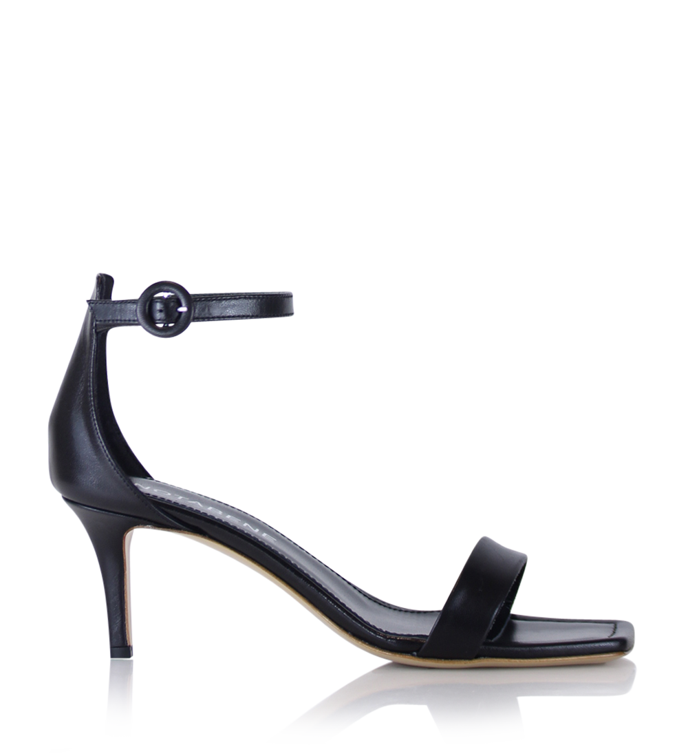 Rina 60 sandals, black leather