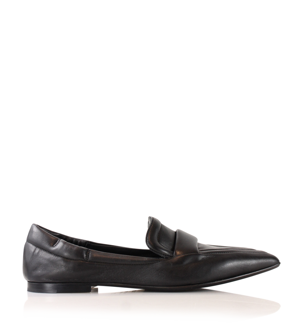 Rosa loafers, black leather