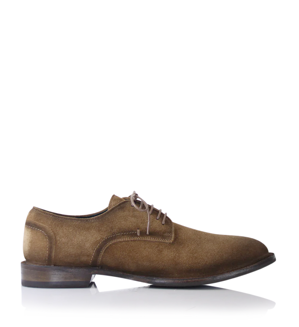 Santino lace-up shoes, rust suede