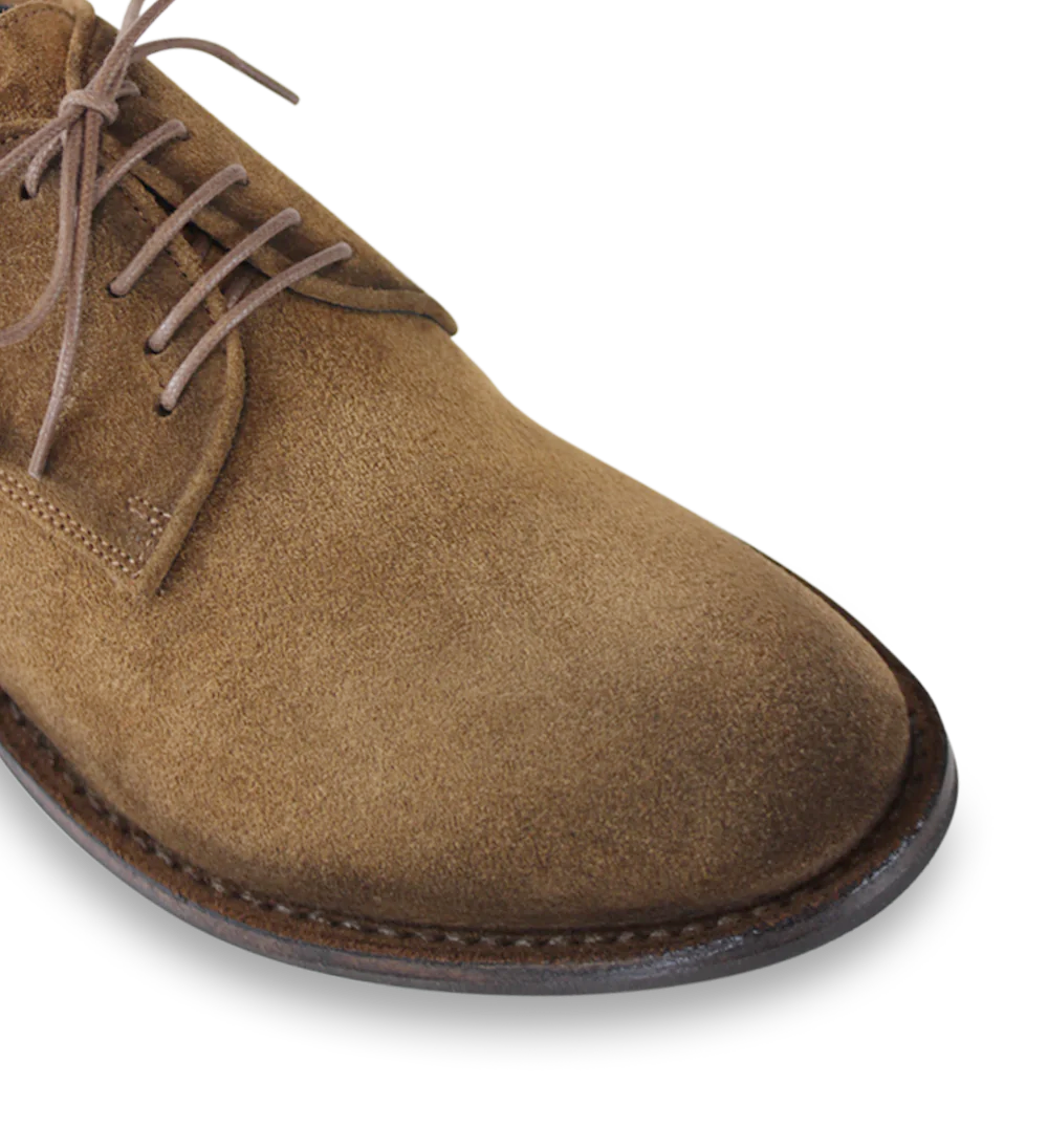 Santino lace-up shoes, rust suede