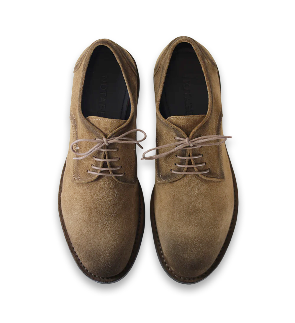 Santino lace-up shoes, rust suede