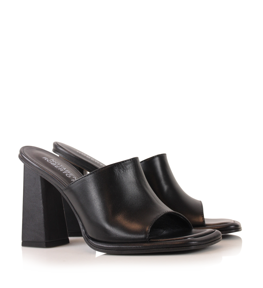 Sofie 95 sandals, black leather