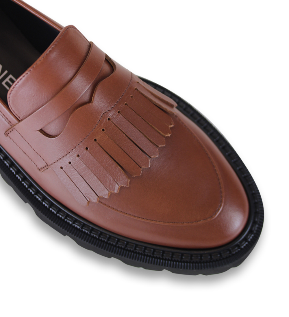 Tereza loafers, brun læder