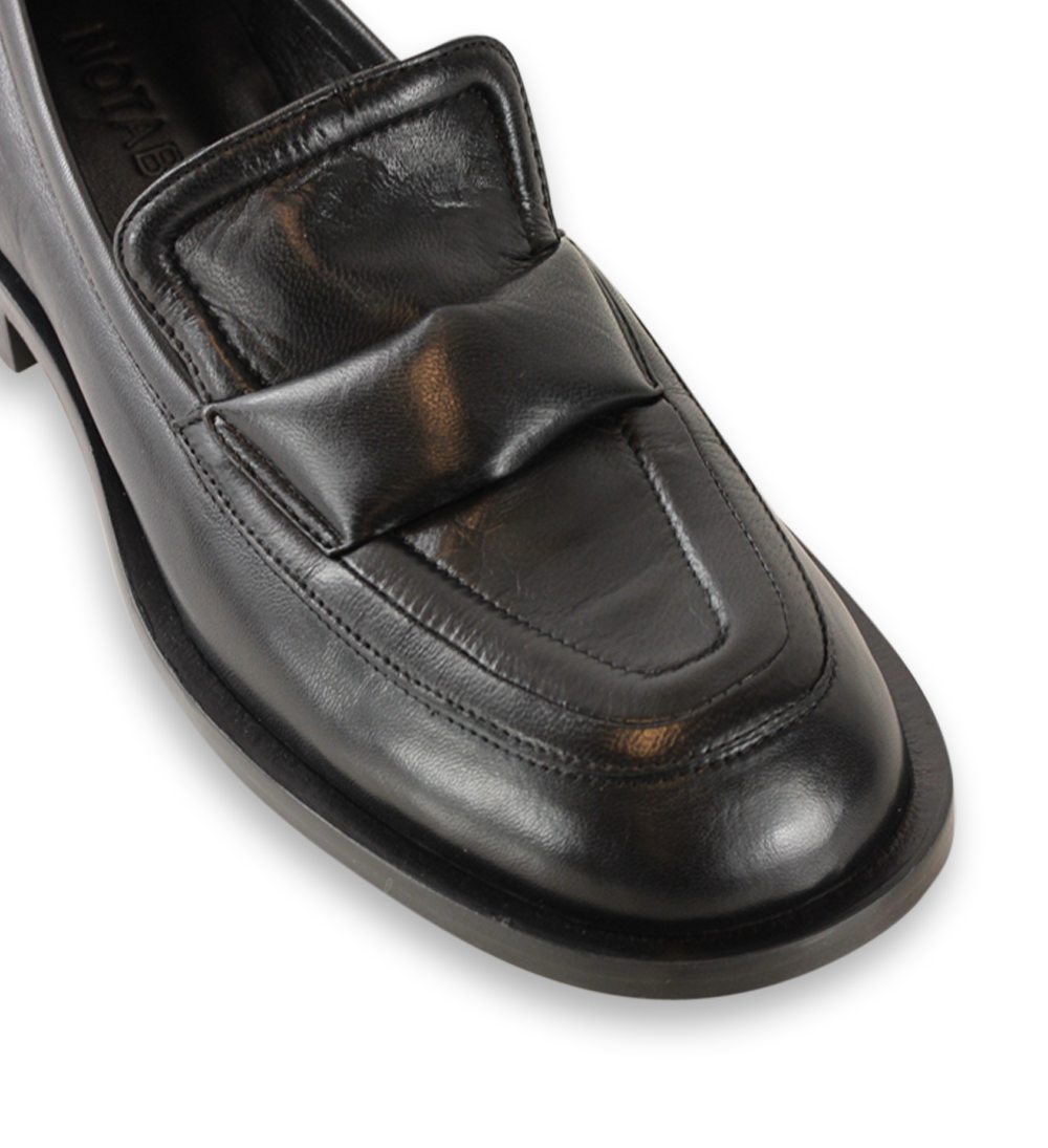 Vidar loafers, black leather