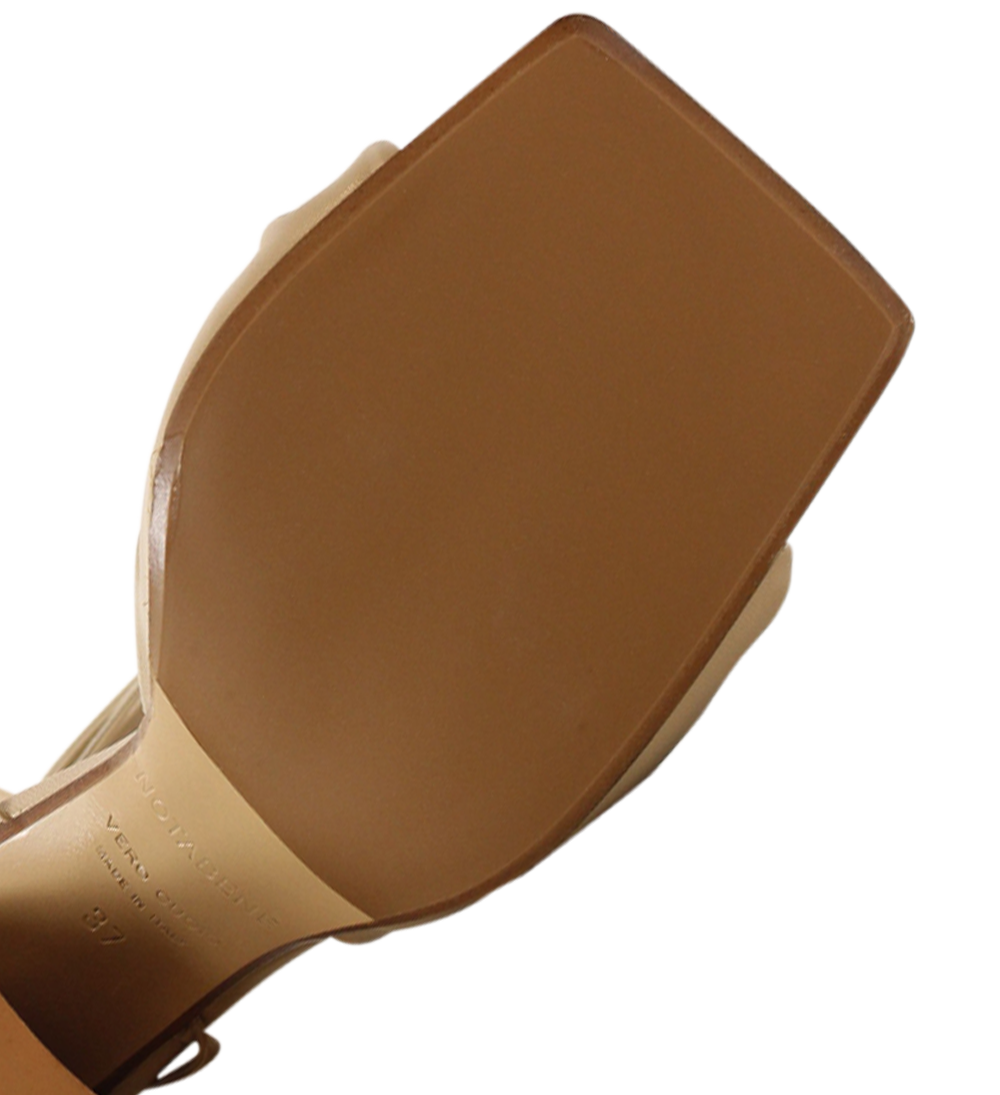 Laura 85 sandaler, nude læder