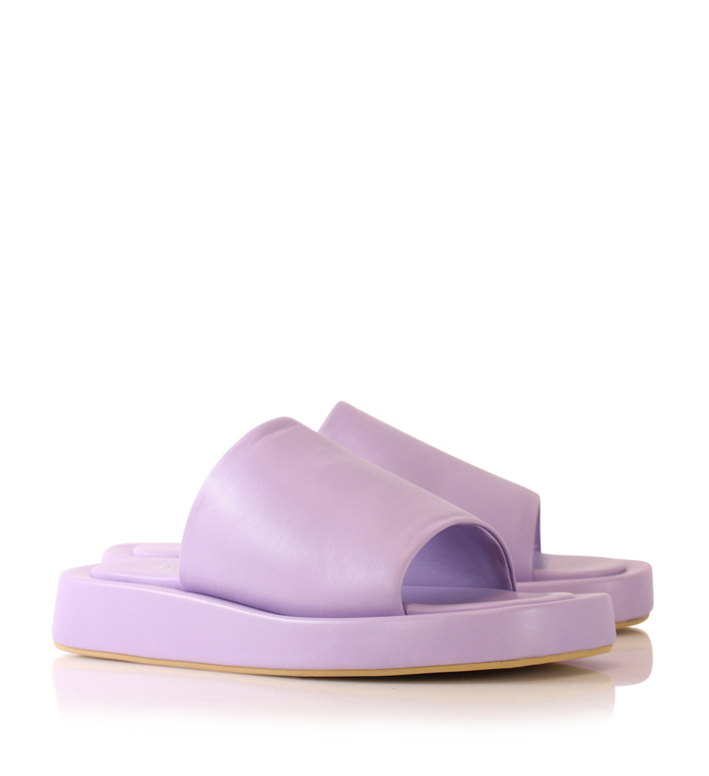 Stephie sandals, lilac leather