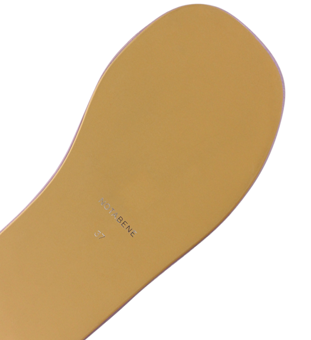 Stephie sandals, lilac leather