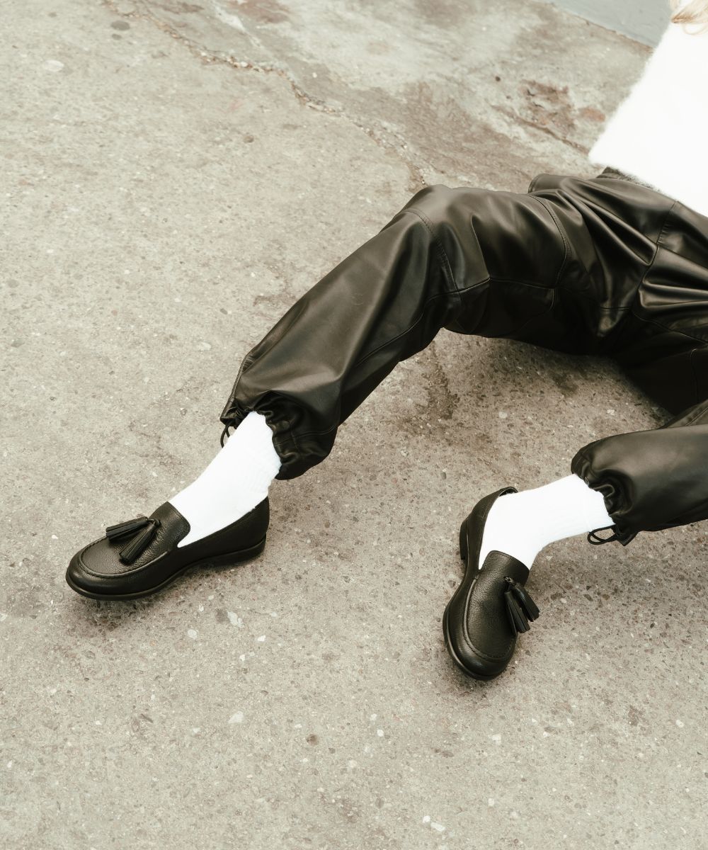 Selva loafers, black leather