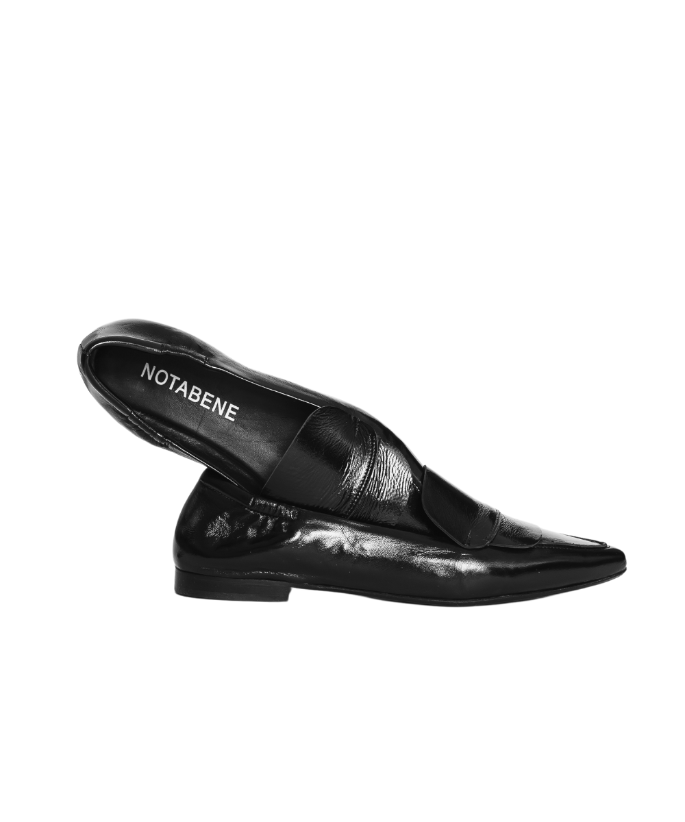 Romy II loafers, black patent