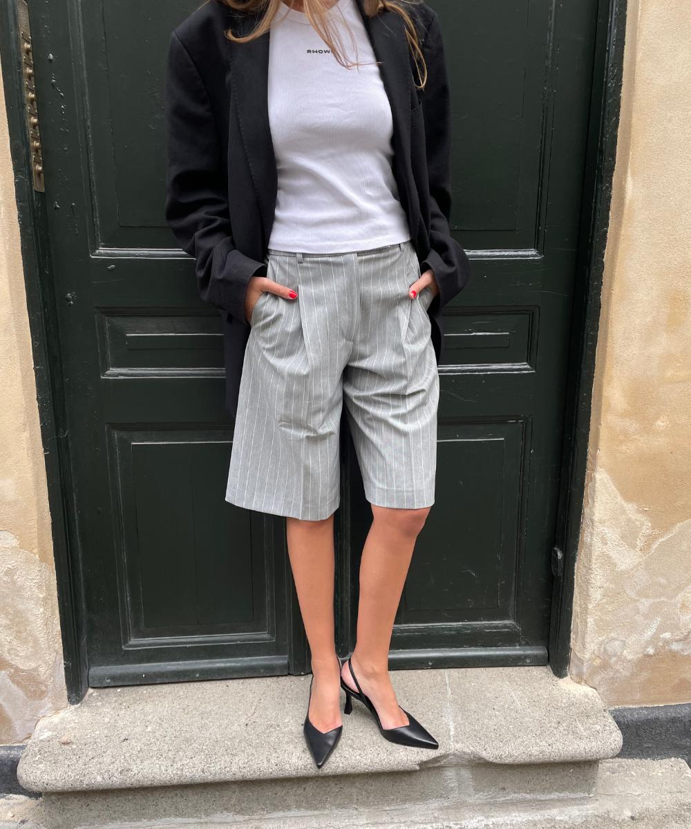 Emira 70 slingback stiletter, sort læder