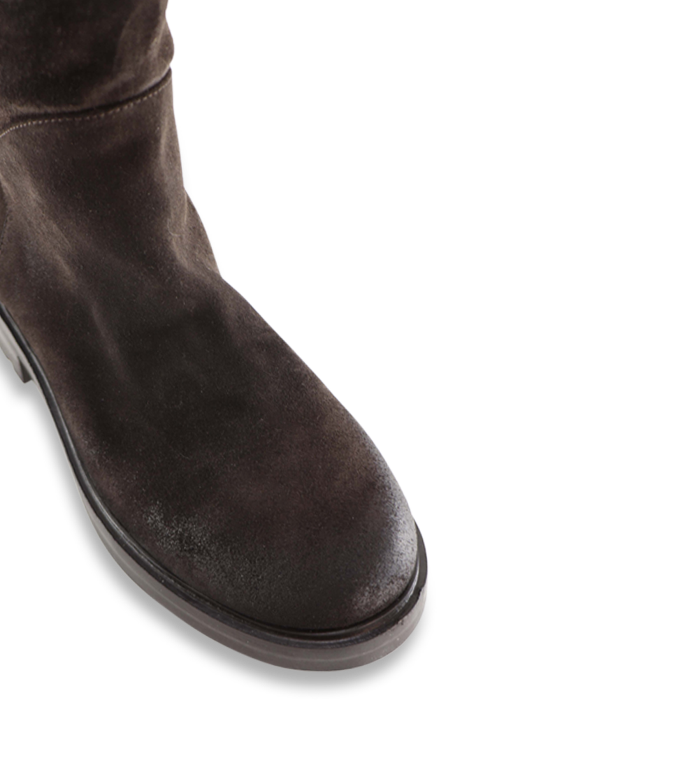 Alva II boots, dark brown suede