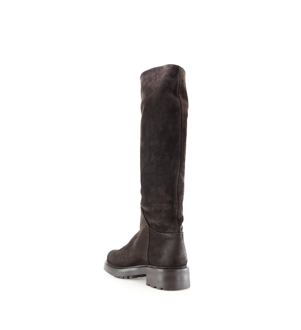Alva II boots, dark brown suede