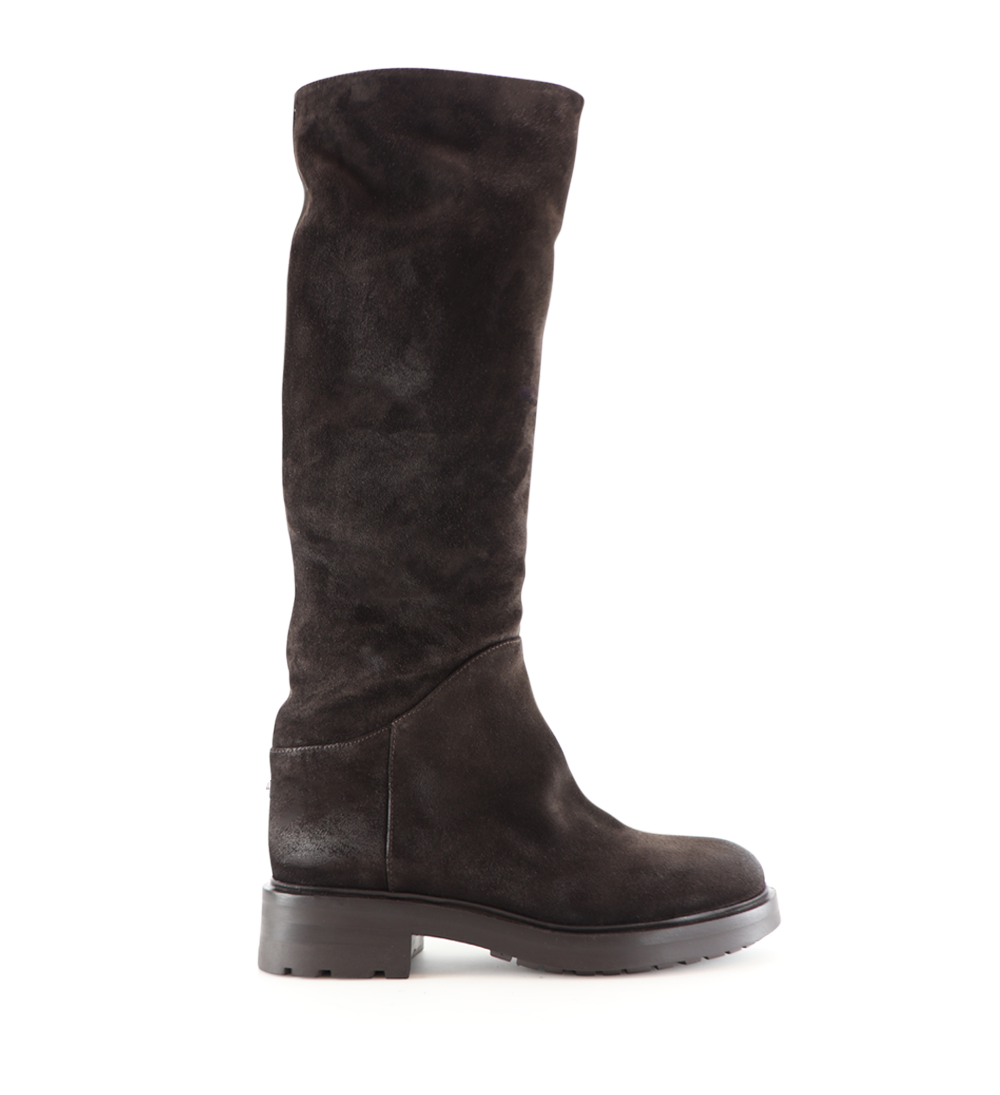 Alva II boots, dark brown suede