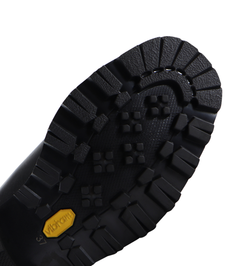 Chiavella boots, black leather