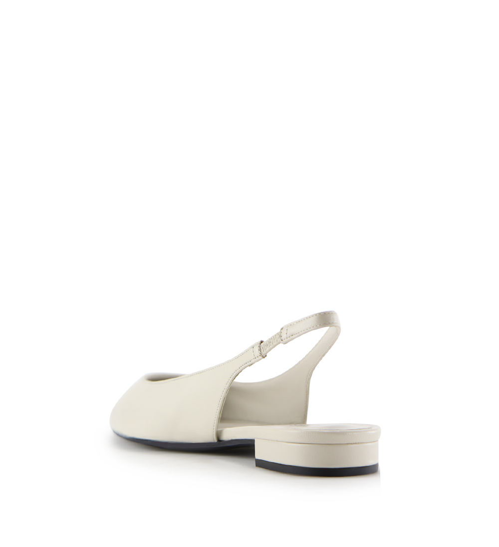 Gilda slingback, off-white