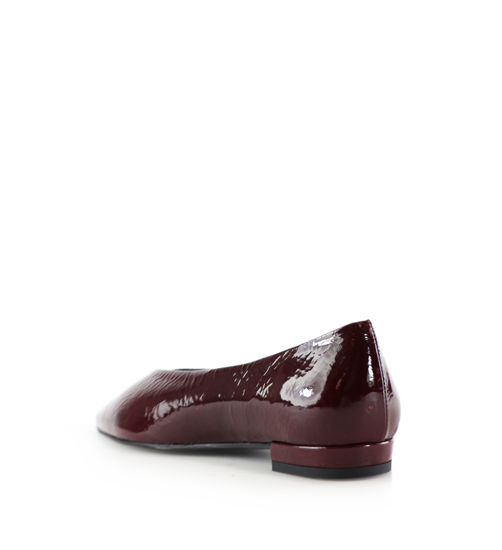 Ginevra ballerina, bordeaux lak