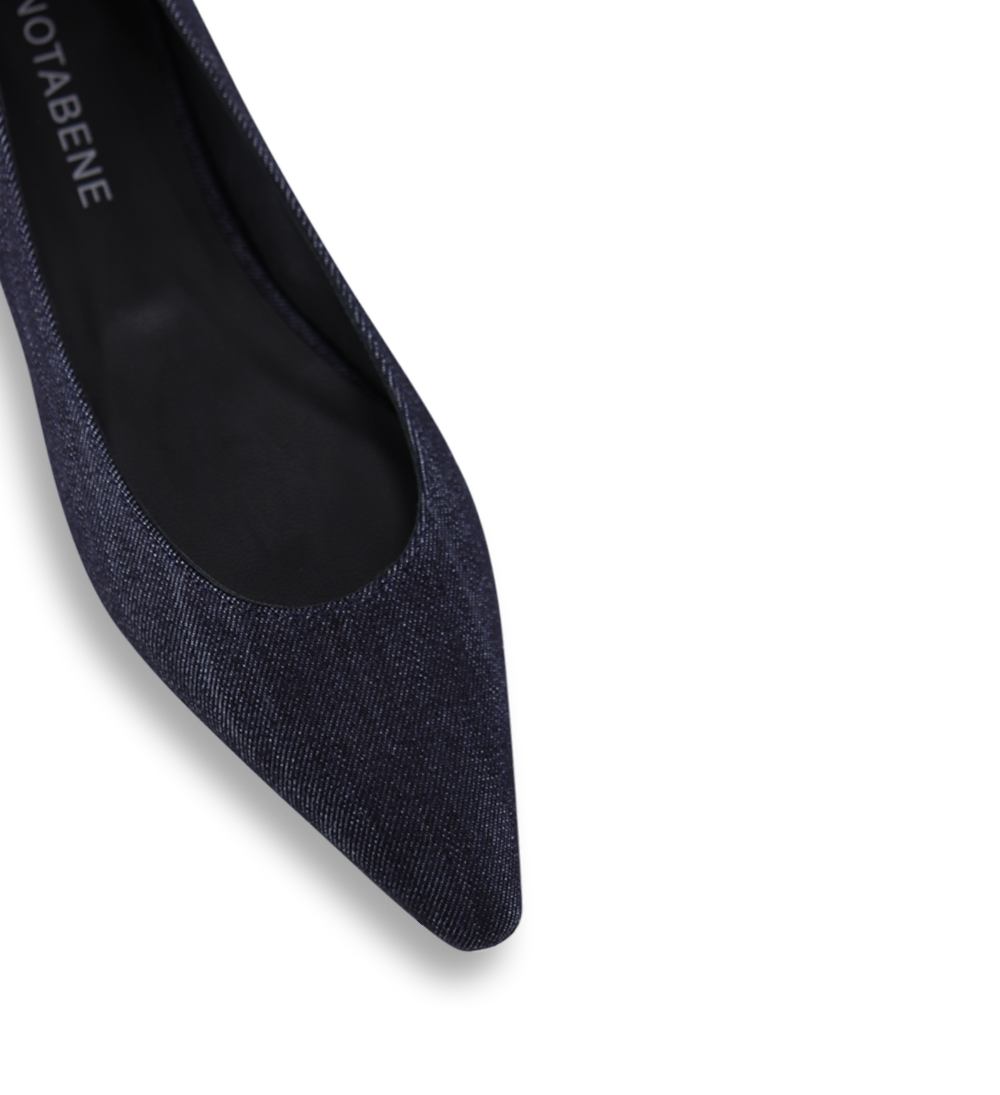 Gisela ballerinas, denim