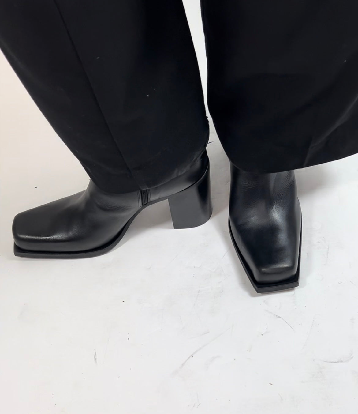 Dawson boots, black leather