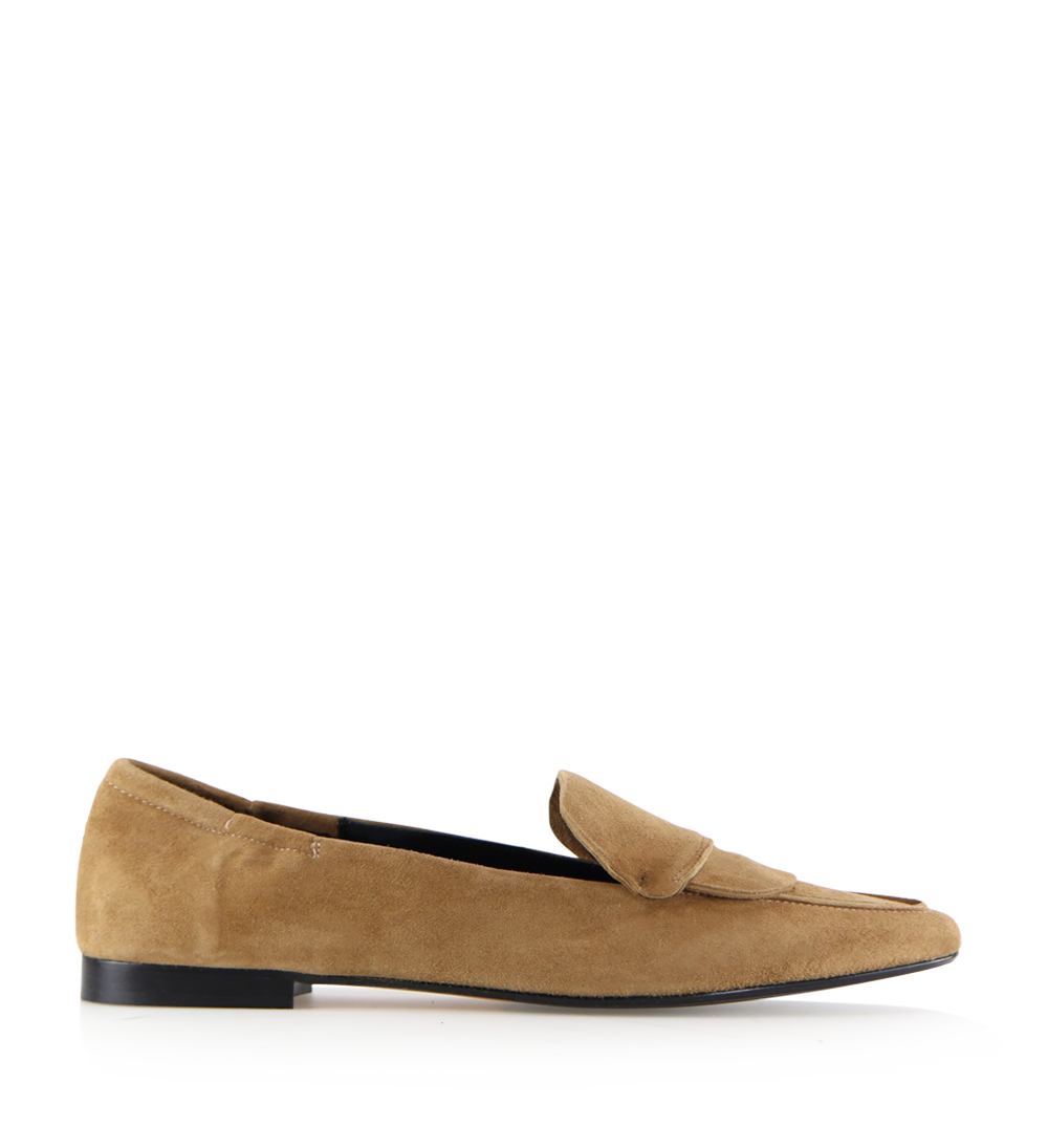 Romy II loafers, Brun ruskind