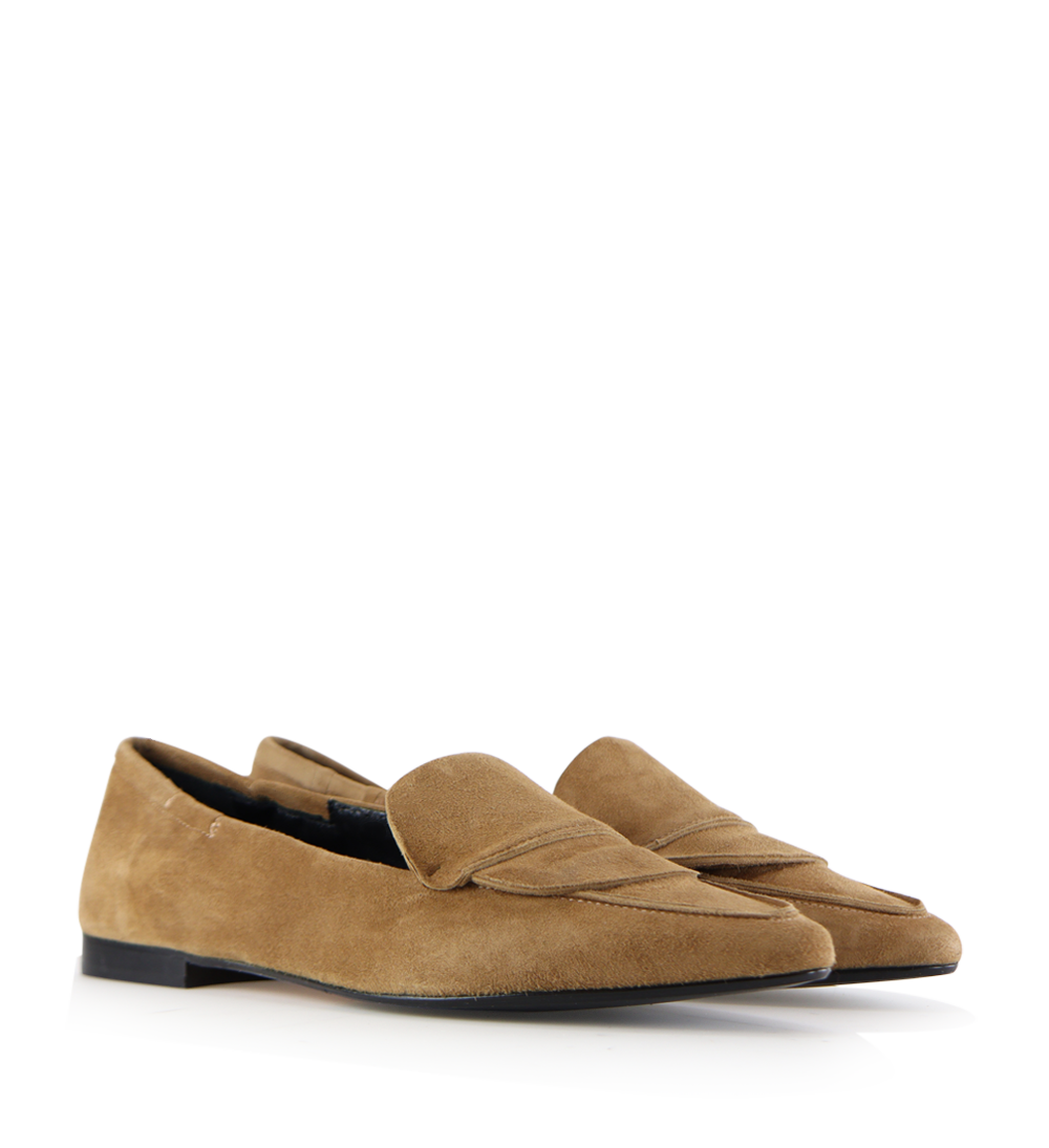 Romy II loafers, Brown suede