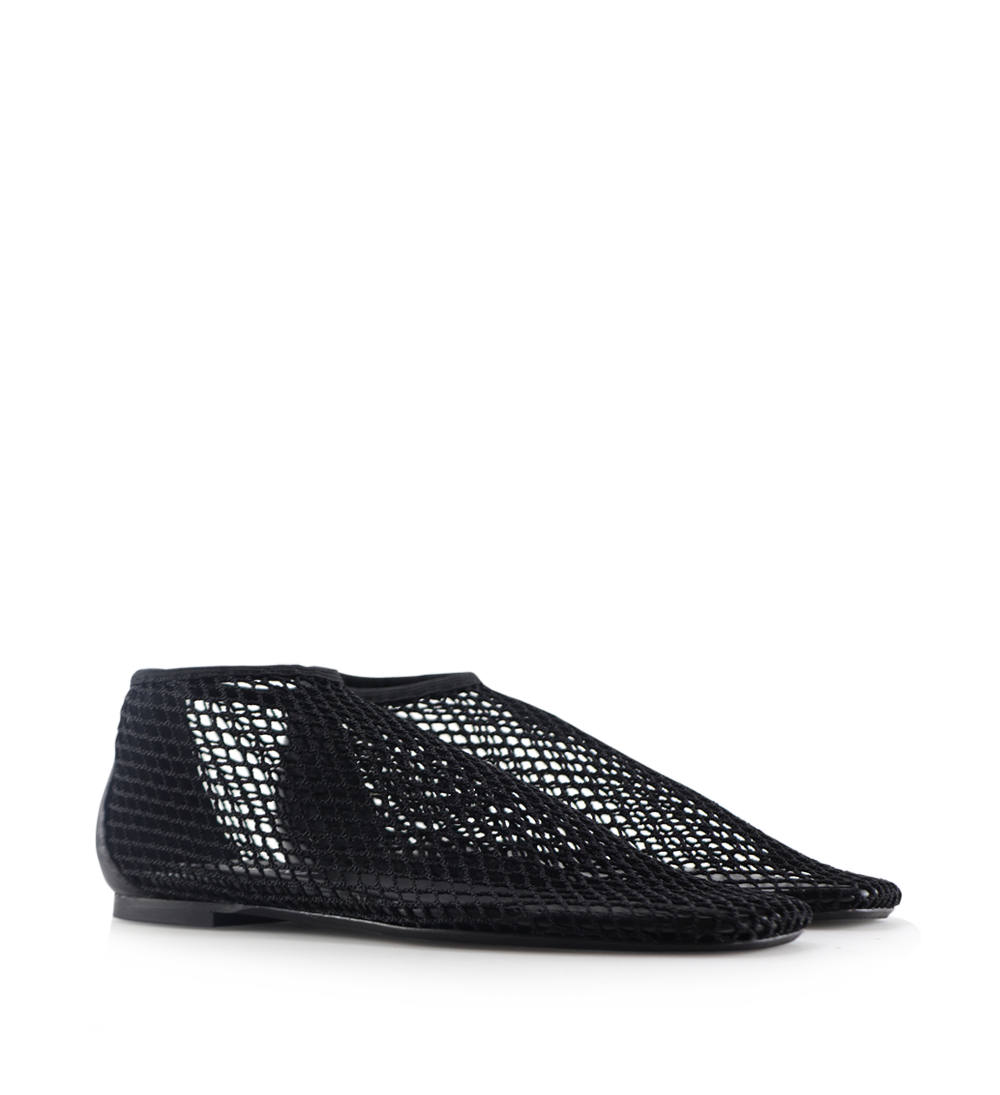 Paesana shoes, black mesh