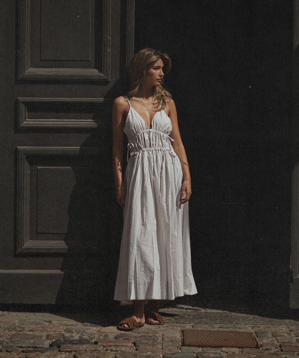 Féline sandaler, brun ruskind