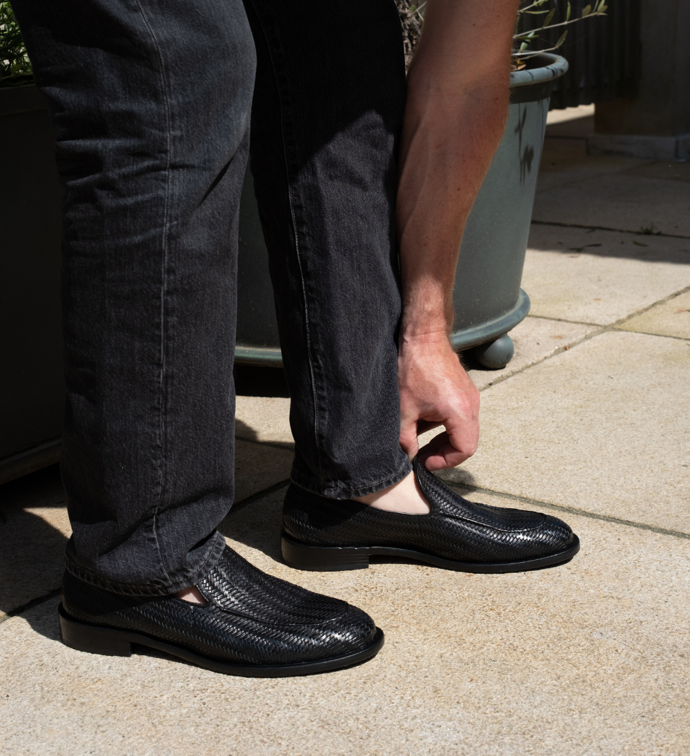 Vittorio loafers, black leather