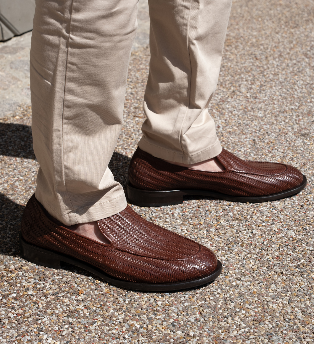 Vittorio loafers, brown leather